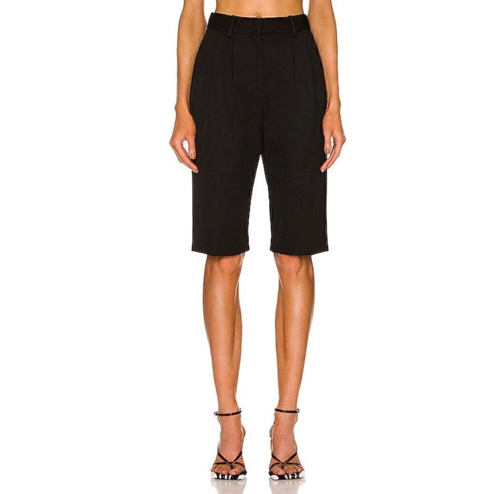 Niki Lotan Ella 100% Virgin Wool Black Short NWT Size 0